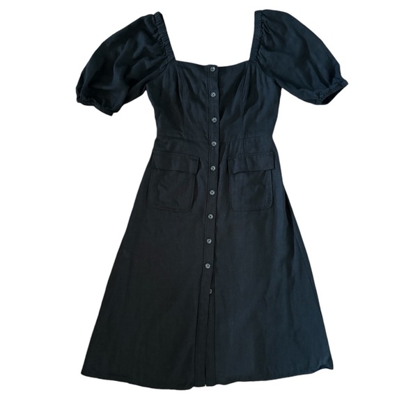 BCBG Black CottageCore Dress - Picture 5 of 12